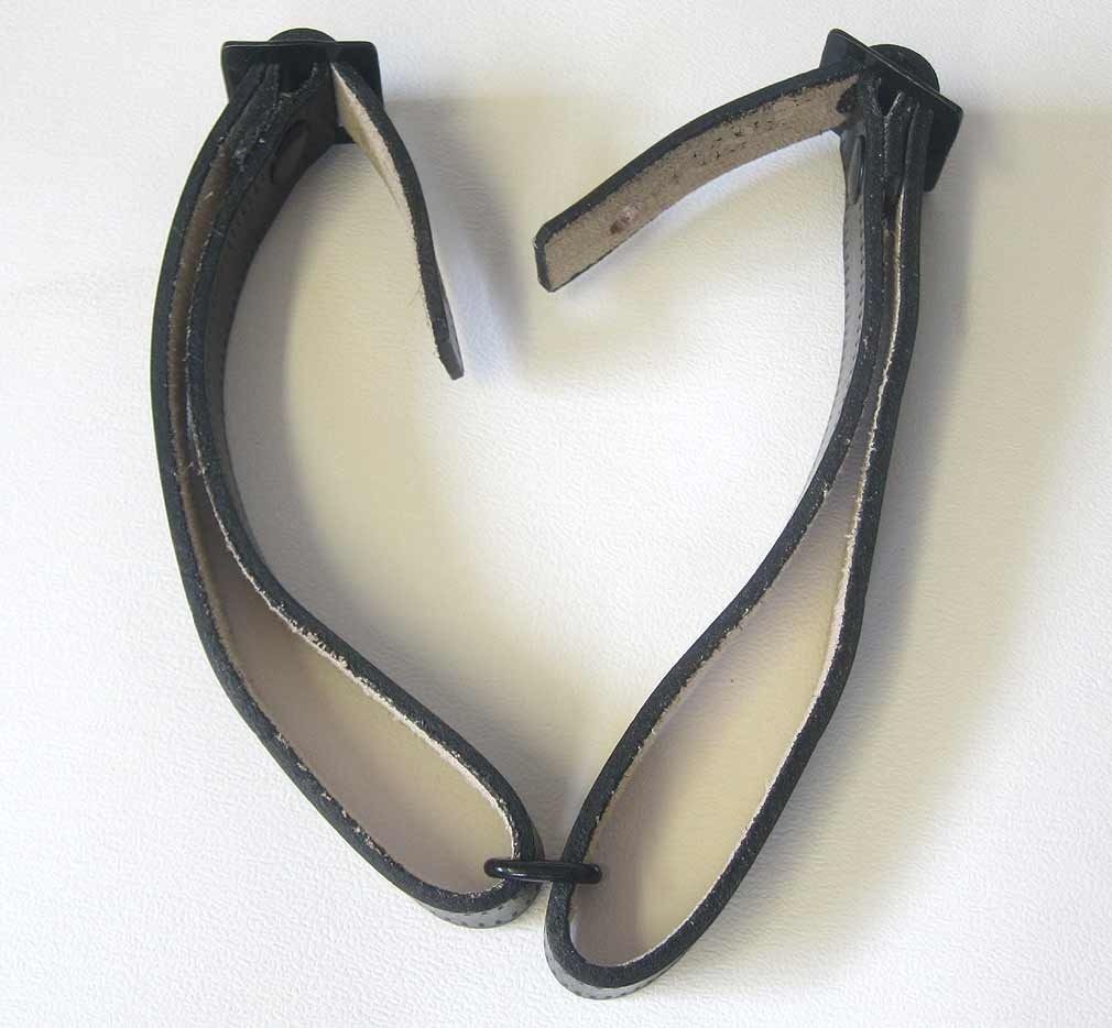 German Cap chinstrap Elite NCO WW2 Enlisted Mans Visor leather chin